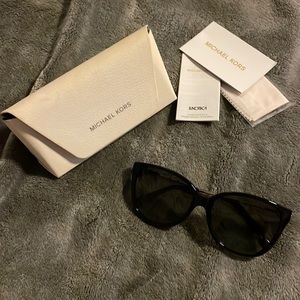 Michael Kors Black & Silver Sunglasses